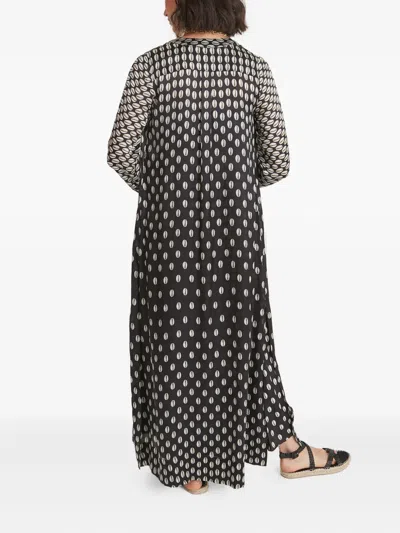 Temperley London Cowrie Print Button Coat In Multi