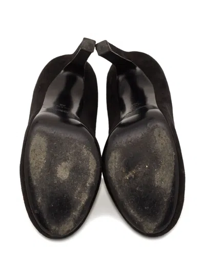 Pre-owned Saint Laurent Suede Heeled Pumps