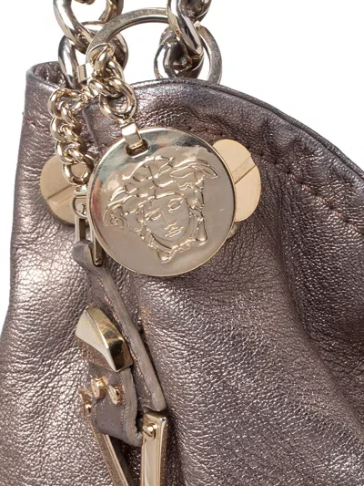 Pre-owned Versace Metallic Shoulder Bag In Gold
