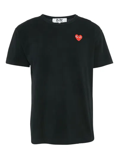 Pre-owned Comme Des Garçons Play Heart T-shirt In Black