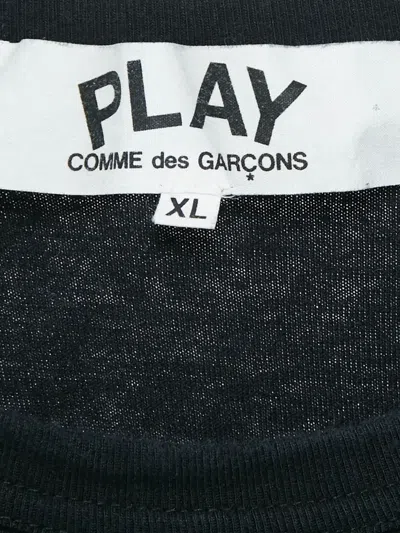 Pre-owned Comme Des Garçons Play Heart T-shirt In Black