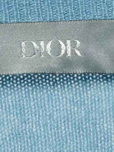 Pre-owned Dior Cd-logo Pearl-embellished Cardigan