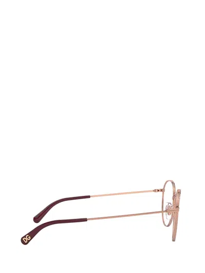 Dolce & Gabbana Dolce  Gabbana Eyewear Round Frame Glasses