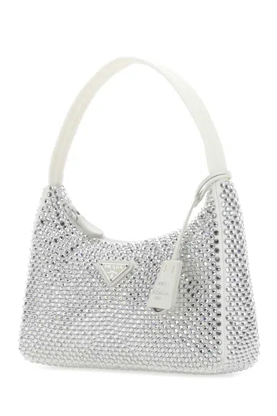 Prada Satin Mini-bag With Artificial Crystals