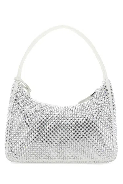 Prada Satin Mini-bag With Artificial Crystals