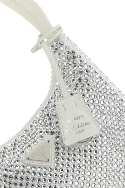 Prada Satin Mini-bag With Artificial Crystals
