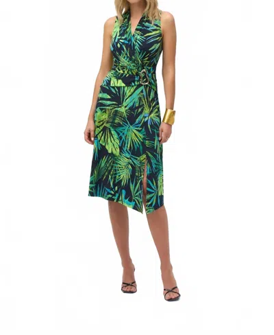 Joseph Ribkoff Tropical Fit & Flare Dress In Print