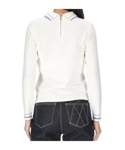 Duvetica Long-sleeved Sweater In White