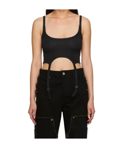 Heron Preston Hooks Stretch-cotton Tank Top In Black