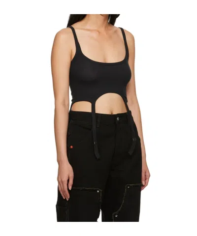 Heron Preston Hooks Stretch-cotton Tank Top In Black