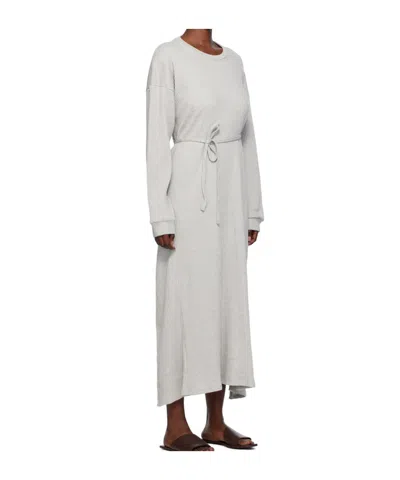Baserange Gray Shaw Kaftan Midi Dress In Gray