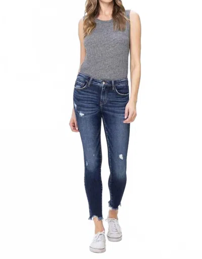 Lovervet Women's Mid Rise Skinny Jeans In Blue