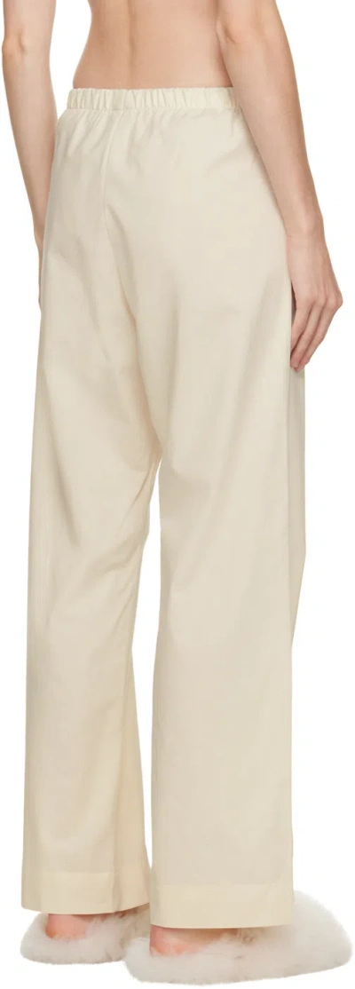 Baserange Elasticated-waist Silk Palazzo Pants In Neutral