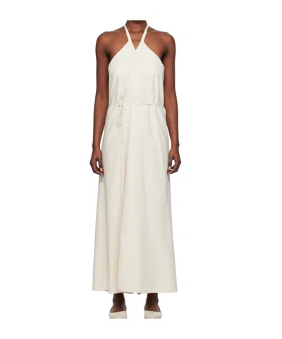 Baserange Off-white Mar Maxi Dress In White