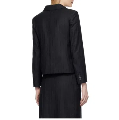 Loulou Studio Black Furo Blazer In Black