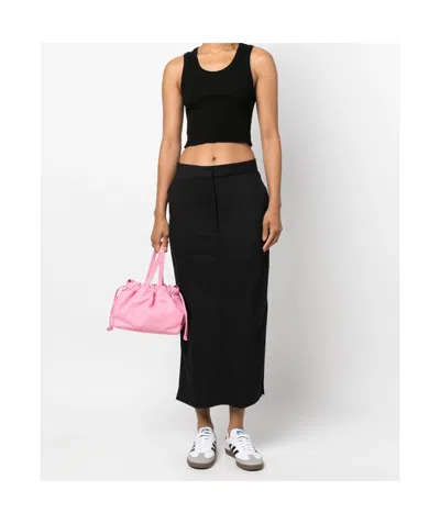 Agolde Ribbed Knit Cropped Vest