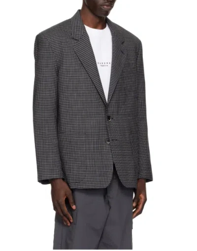 Barena Venezia Jacquard Patterned Suit Jacket In Gray