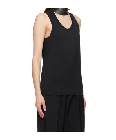 Junya Watanabe Cut-out Detail Vest In Black