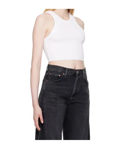 Agolde Nova Tank Top In White