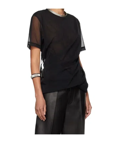 Junya Watanabe Irregular Hem T-shirt In Multi