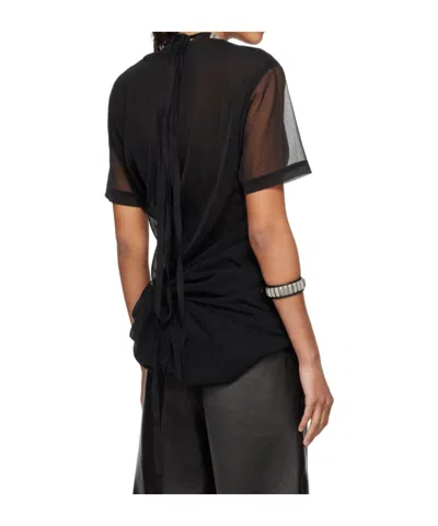 Junya Watanabe Irregular Hem T-shirt In Multi
