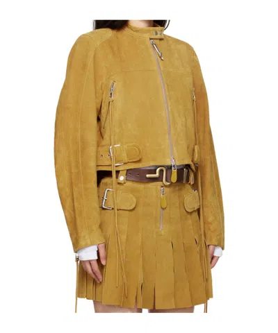 Eytys Long Sleeve Casual Jacket In Brown