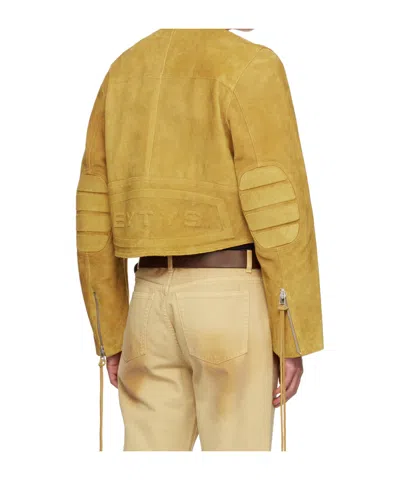 Eytys Long Sleeve Casual Jacket In Brown