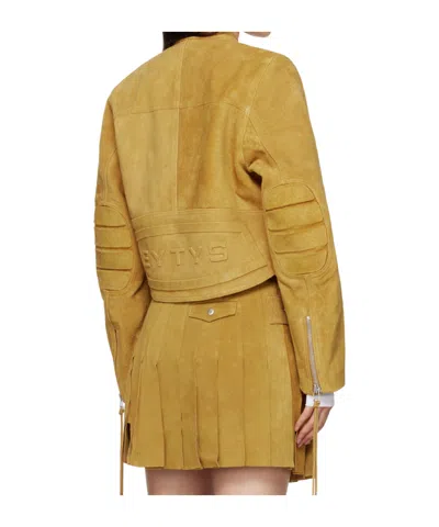 Eytys Long Sleeve Casual Jacket In Brown
