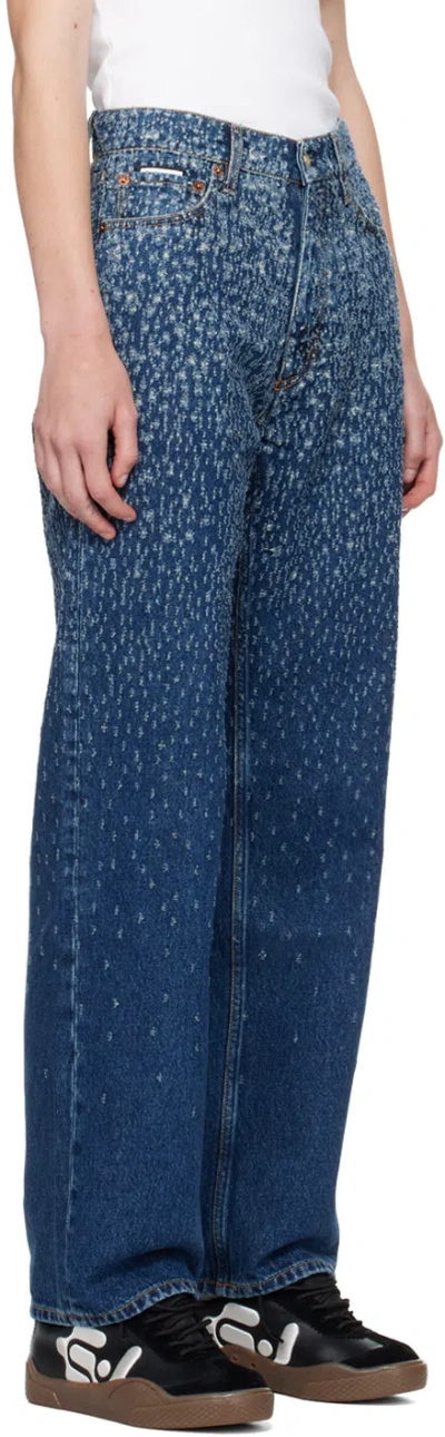 Eytys Benz Cotton Tapered Jeans In Multi