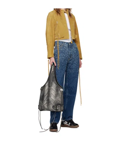 Eytys Benz Cotton Tapered Jeans In Multi