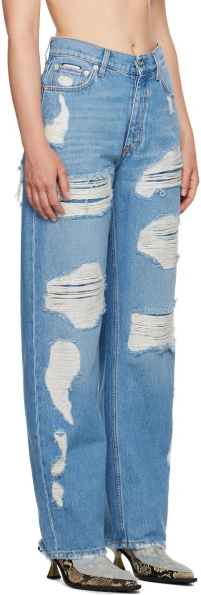 Eytys Denim Trousers With Belt Loops