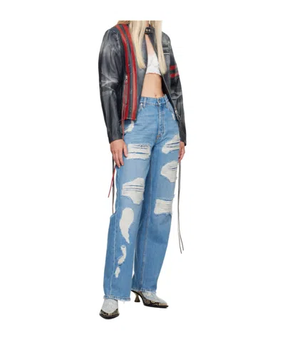 Eytys Denim Trousers With Belt Loops
