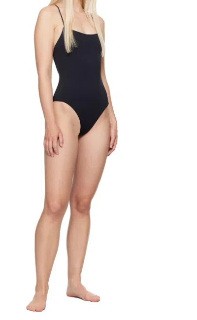 Loulou Studio Stretch Plain Weave One-piece Swimming Suit
