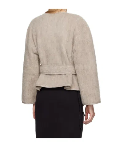 Baserange Long Sleeve Casual Jacket In Neutral