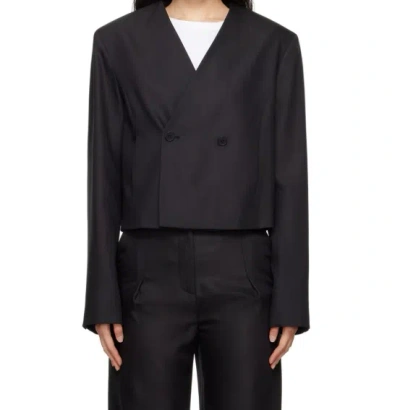 Loulou Studio Habriel Blazer In Black