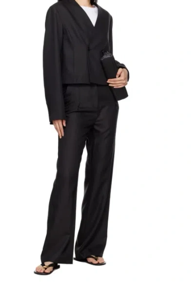 Loulou Studio Habriel Blazer In Black