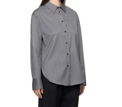 Loulou Studio Gray Eliana Shirt In Gray