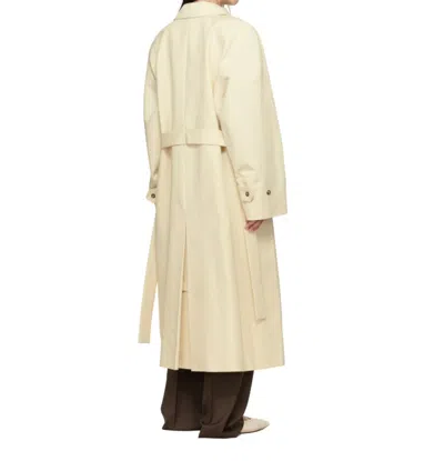 Loulou Studio Plain Weave Trench Coat