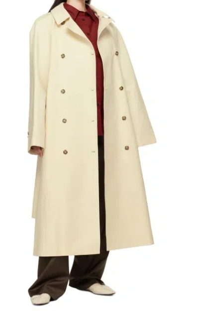 Loulou Studio Plain Weave Trench Coat