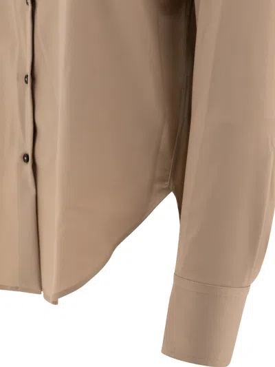 Loulou Studio Eliana Button-up Shirt In Brown
