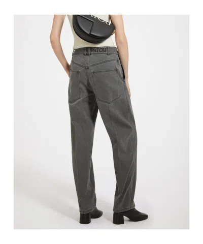 Patou Straight-leg Pants In Gray