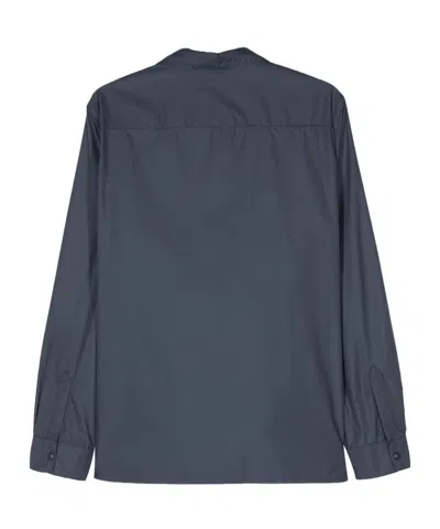 Mazzarelli Long-sleeve Shirt Jacket In Blue