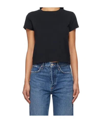 Agolde Round Neck Short Sleeve T-shirt