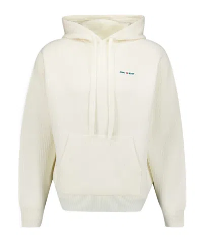 Casablanca Long Sleeve Sweatshirt In White