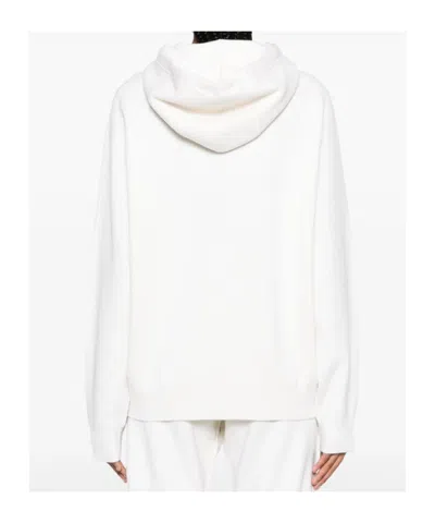 Casablanca Long Sleeve Sweatshirt In White