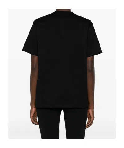 Junya Watanabe Graphic-heart Print Cotton T-shirt In Multi