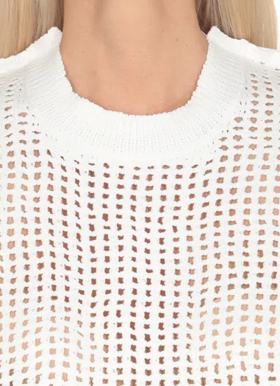 Junya Watanabe Open-knit Short Sleeved T-shirt
