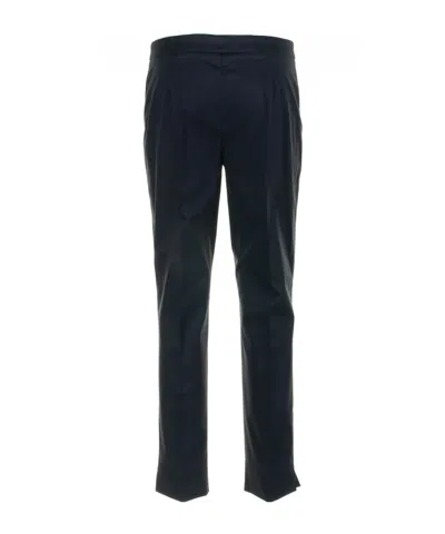 Eleventy Tapered Trousers In Black