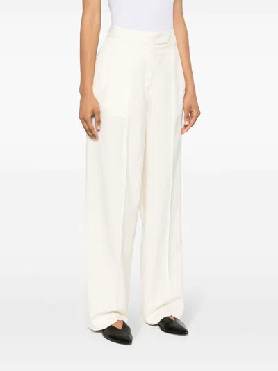 Officine Generale Nastia High-waist Palazzo Pants In Multi