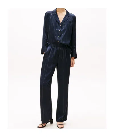 Tommy Hilfiger Striped Shirt In Blue